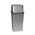 thumbnail image 1 of Witt 13HTSS 13 gal Indoor Decorative Trash Can - Metal, Stainless Steel, 1 of 1