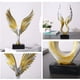 thumbnail image 3 of Ornaments Decoration Living Room Angel Wings Golden Dapeng Spreads Its Wings Figurines For Interior Home Feng Shui Art Statuette My Lux Decor Round, 3 of 15