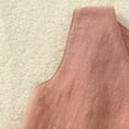 thumbnail image 4 of Toddler Girl Dress Summer Sleeveless Linen Cotton Dress Bow Kids Casual Dresses Clothes, 4 of 8