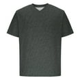 thumbnail image 2 of Erwazi Mens T Shirts Summer V Neck Short Sleeve Solid Color Soft Casual Basic Tee, 2 of 5