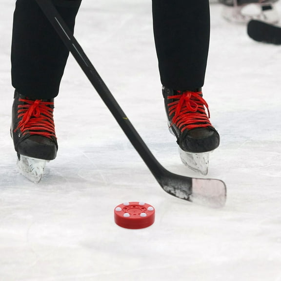 IBASETOY Street Hockey Puck Red PP 1Set