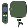 thumbnail image 1 of Skin Decal Wrap Compatible With Roku Ultra Sticker Design Solid Olive, 1 of 6