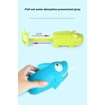 thumbnail image 4 of Baby bath water toy - 2 pack Fun Summer Bath Toys for Kids, Outdoor Water Play for Toddlers 18+ months (Shark water gun+ crocodile water gun), 4 of 5