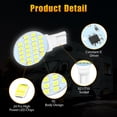 thumbnail image 6 of Interior LED Light Bulbs, TSV 20pcs T10 RV Interior 24SMD LED Light Bulbs White, Warm, Super Bright 921 912 922 12V Light Bulb for RV Camper Trailer Motorhome Boat Dome Ceiling Light, 6 of 8