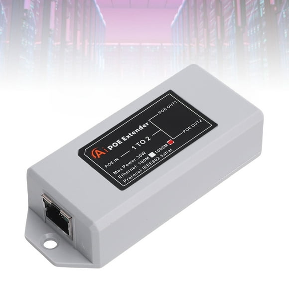 POE Repeater, 1000Mbps POE Extender Plug and Play for Hotel for Home