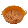 thumbnail image 1 of Baking Tray Wave Texture Binaural Handle Heat-resistant Oilproof Groove Design  Silicone Tray for Kitchen, 1 of 8