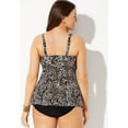 thumbnail image 2 of Swimsuits for All V-Neck Twist Tankini Set, 2 of 6
