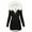 Black womens jacket, variant on Womens Winter Parka Coat Usmixi Womens Warm Thickened Overcoat Plus Size Long Sleeve Soft Padded Plush Hooded Coat Casual Solid Drawstring Cotton Outwear Trendy Coats