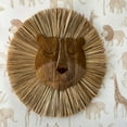 thumbnail image 4 of Crane Baby Safari Nursery Décor, Wooden Animal Wall Décor for Boys and Girls, Lion, 21" x 21", 4 of 5