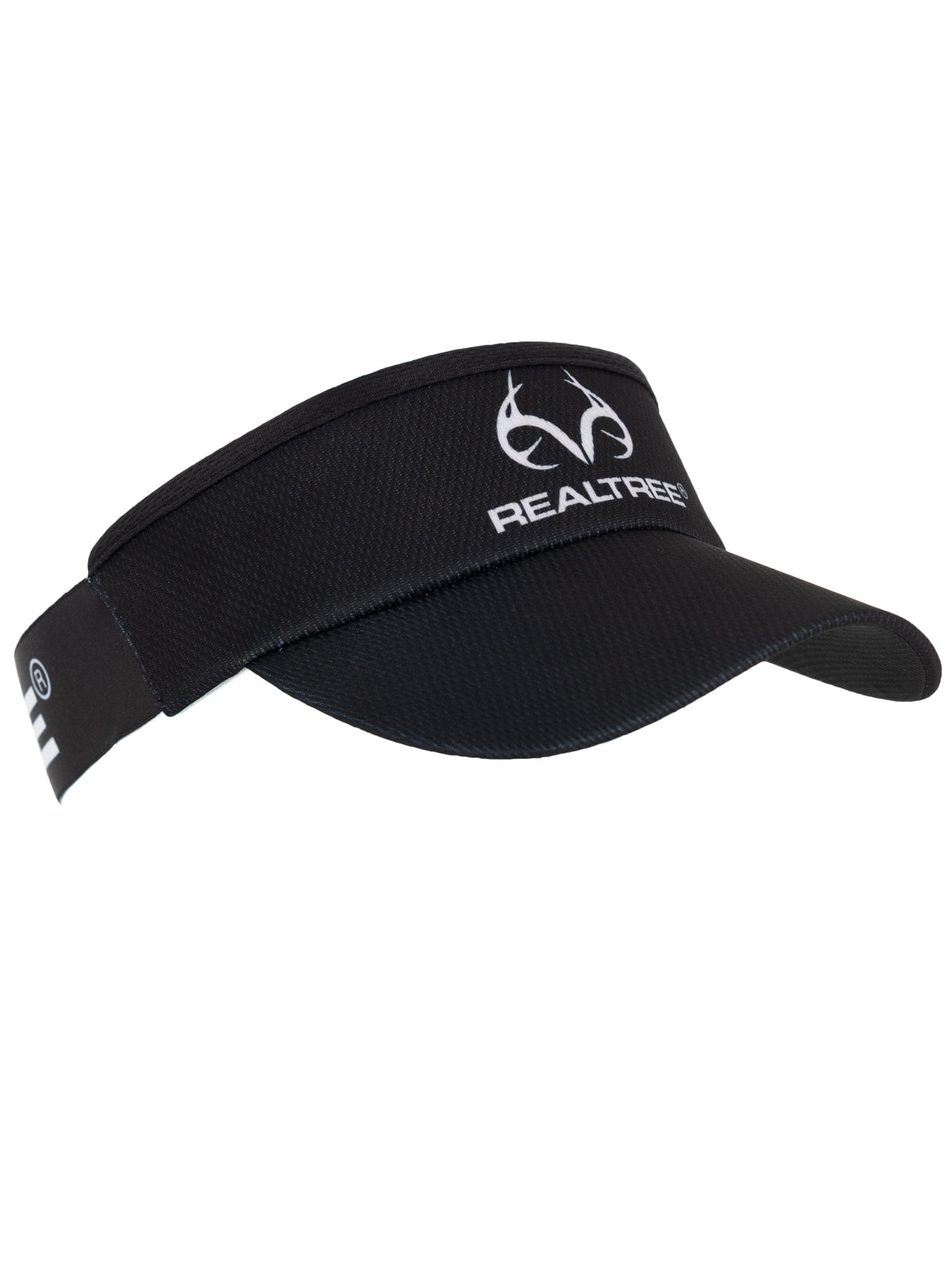 Realtree Men's Performance Hunting/Fishing Visor with Elastic Band Back, One Size Fits Most
