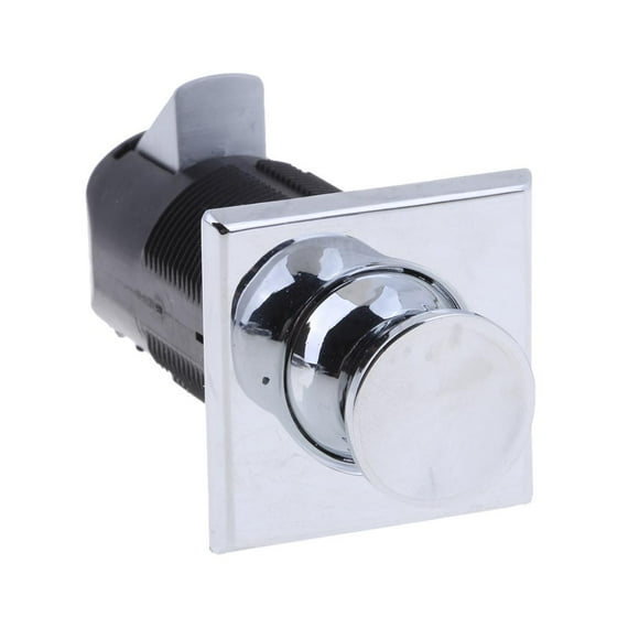 Cerradura de Puerta Shamjiam Montaje Botón Pushed Lock Cajones Rv Embarcaciones Superficie Cromada Marine MP Point Door Lock
