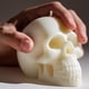 thumbnail image 4 of Vela de cabeza de calavera de Aroma DIY para hacer jabón de yeso, adorno de Halloween, moldes de silicona, regalo hecho a mano, artesanías de decoración del hogar, 4 of 4