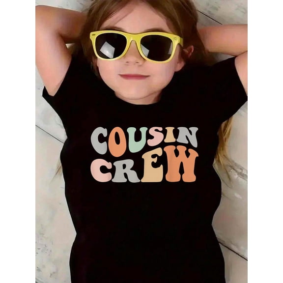 Cousin Crew Shirt Adults Matching Cousin Squad Boy Girl Kids T-Shirt Graphic T-shirts for boys and girls