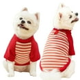 thumbnail image 2 of Winter Dog Pullover Sweater Puppy Pajamas,Warm Pet Sweatshirt Clothes With D-Ring For Small Medium Large Dogs Red 4XL, 2 of 5