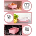 thumbnail image 3 of Lonchera Niño, Lonchera Bento Box para Niños de 3 Compartimentos con Cubiertos Portatiles, Tupper para Lunch Sellado Hermético Antiderrames, Contenedor de Bocadillos de Frutas para Picnic Escolar, 3 of 4
