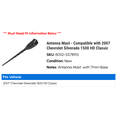 thumbnail image 2 of Antenna Mast - Compatible with 2007 Chevrolet Silverado 1500 HD Classic - Replacement, 2 of 3