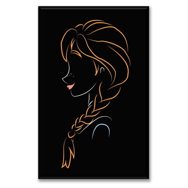 Cuadro Canva Pixtreats listo para Colgar Tipo Galería Anna Frozen 40X60 cm