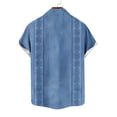 thumbnail image 6 of Guluxicc Men's Beach Tops Button Down Collared Short Sleeve Shirts Regular Fit Summer Vacation Outdoor Casual Tops, 6 of 6