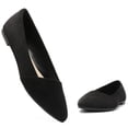 thumbnail image 3 of Veittes Women's Wide Width Suede Ballet Flats - Pointed Toe, Anti-Slip Sole, Comfortable for Office., 3 of 7