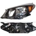thumbnail image 2 of For 2012 2013 2014Toyota Yaris Vitz Hatchback Headlight FETCOI Assembly Left Driver Side Replacement Black Housing Halogen Headlights Headlamps Projectors Replacement, 2 of 9