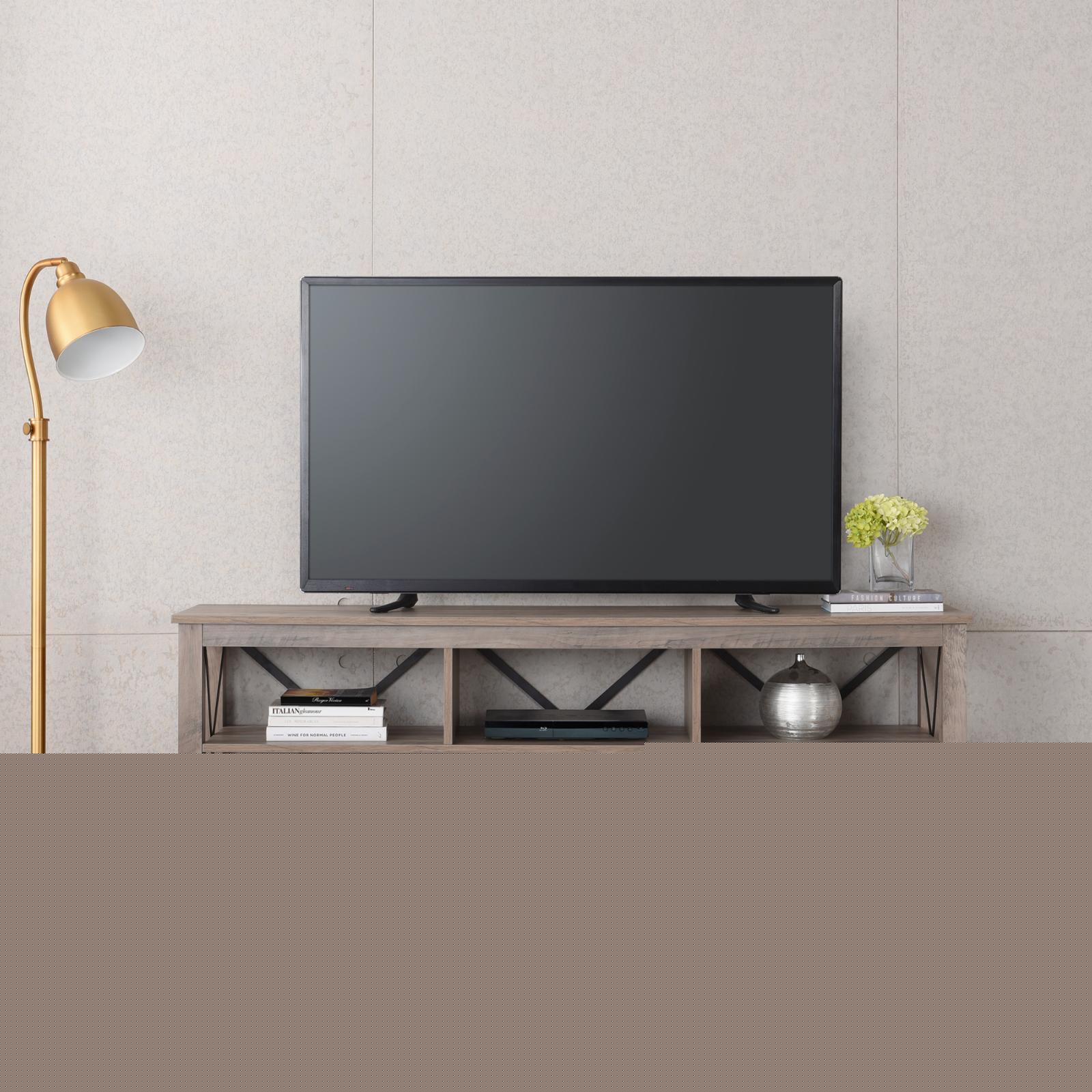 thumbnail image 3 of Evelyn&Zoe Sawyer Rectangular TV Stand for TV's up to 75", Alder Brown, 3 of 9