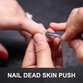 thumbnail image 4 of Nail Art Kit 500pcs False Nail Tips Ballerina Half Cover Nails With 3 Nail Files 1 Cuticle Pusher 1 Nail Clipper Nail Art Polish Manicure Tools (Clear), 4 of 6
