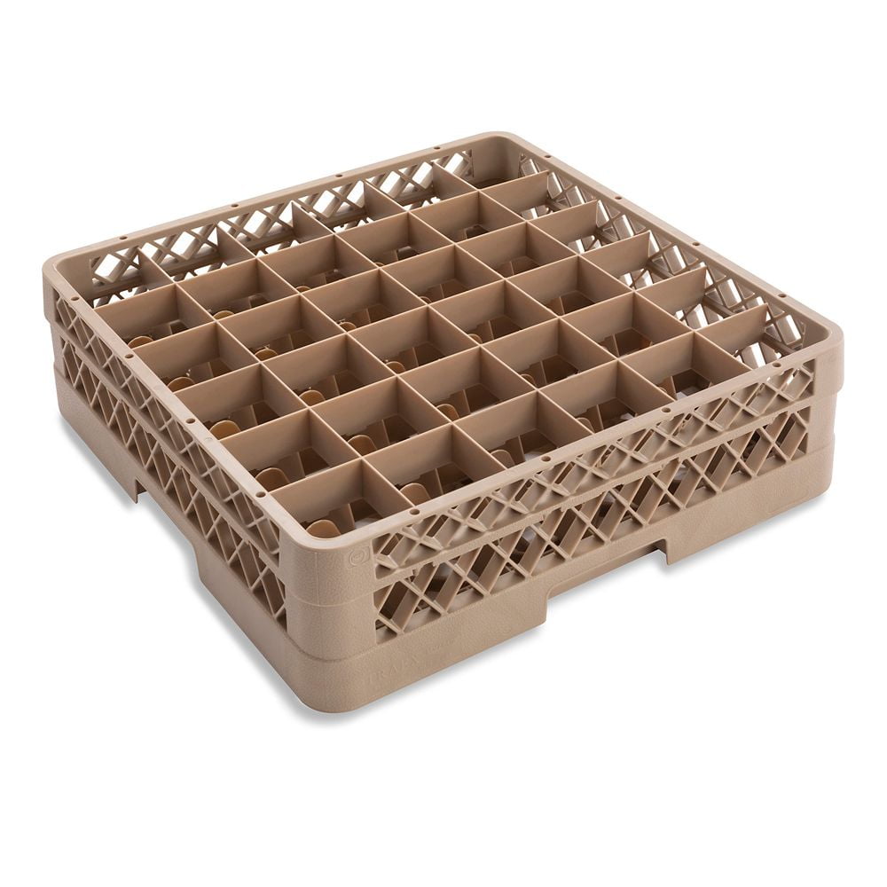 Traex TR7C Beige 36 Compartment Glass Rack with 1 Extender