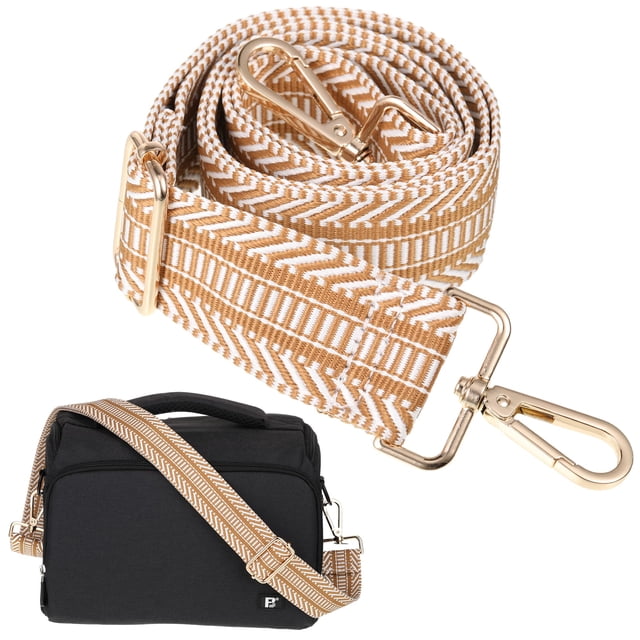 VONKY Wide Application Shoulder Bag Strap Fashionable Made Polyester Convenient And Practical Bag Straps light brown 1Set