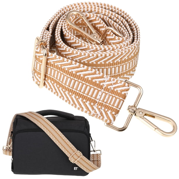 Jumpingount Correa de bolso de longitud ajustable, correa de bolso cruzado de aplicación amplia a la moda, correas para bolso de hombro Ropa, zapatos y accesorios Miscelánea marrón claro