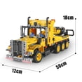 thumbnail image 5 of MACTANO Construction Vehicle Building Block Set Heavy Trailer Kit Plastic Toy Gift for Kid Yellow, 5 of 8