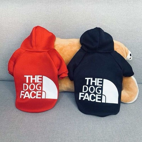 Dog Large Print Warm Sweatshirt Hoodie Medium and Large Dogs (25lbs60lbs)