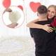 thumbnail image 3 of Pétalos de rosa Avdjesfny, 100 unidades, pétalos de rosa artificiales para San Valentín, noche romántica, boda, propuesta de matrimonio, aniversario, decoraciones florales en gris., 3 of 6
