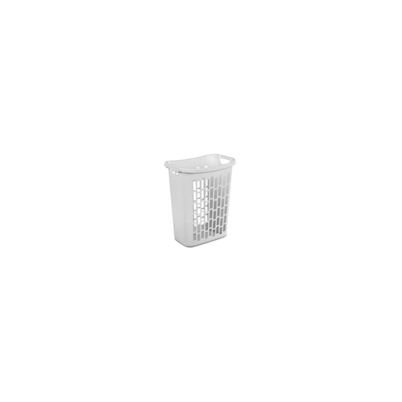 12368006 Open Hamper, Rectangular, White, 1.8-Bushel - Quantity 1