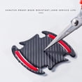 thumbnail image 3 of Langgg Car Handle Reflective Strip Universal Handle Guard Scratch Protector Sticker Warning Decal, Red, 3 of 9