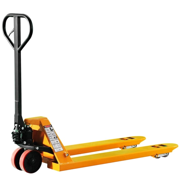 KAIXUN Pallet Jack, 5500lbs 48"x27" Forks PU Wheels Heavty Duty Pallet Truck