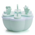 thumbnail image 3 of Moldes para paletas BPA gratis Ice Pop Maker Molde Paleta Helado Molde Frozen 6/8 Cells Circular Green Magideal Moldes para paletas BPA gratis, 3 of 7