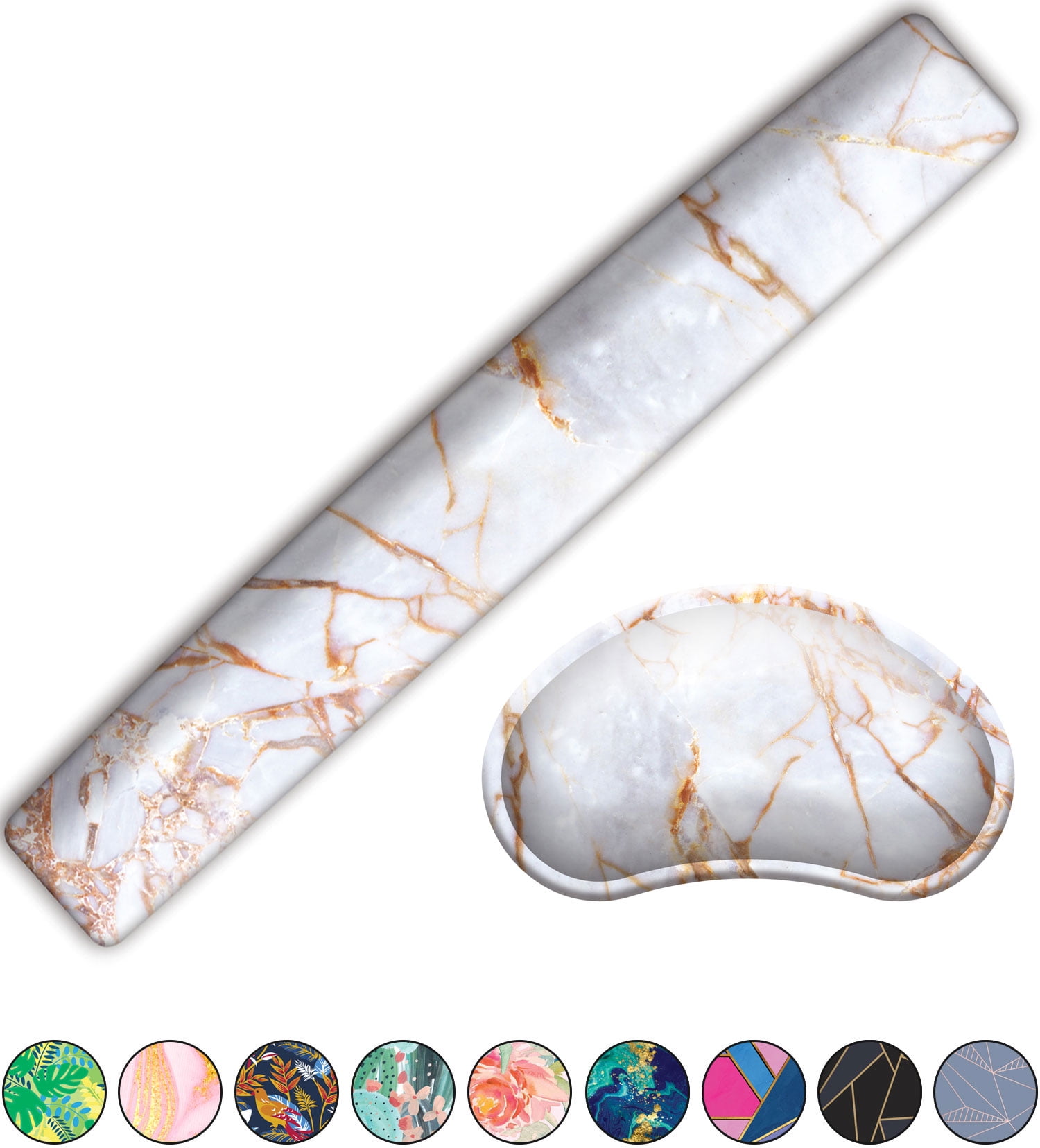 French Koko Mouse Pad with Wrist Support, Non Slip Comfortable and