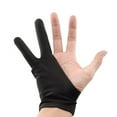 2pcs Two Finger Drawing Glove Artist's Drawing AntiFouling Glove