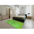 thumbnail image 5 of Ahgly Company Machine Washable Indoor Rectangle Transitional Emerald Green Area Rugs, 4' x 6', 5 of 7