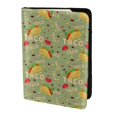 thumbnail image 2 of Pofeuu Taco Print Travel Document Organizer Passport Holder Men Women for Family (6.5 in x 4.5 in),Wallet Holder Credit Card Clutch Bag Case, 2 of 5