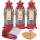 thumbnail image 1 of Bolsa de Regalo para Botella de Vino Shintop de Arpillera con Cordón, Paquete de 12 Piezas, 1 of 8