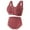 Wine, variant on KIHOUT 2023 for Womens Plus Size Bra Set Comfort Front Closure Bras Shaping Cup Bra Plus Size Underwear