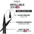 thumbnail image 4 of Infallible Felt Tip Liquid Eyeliner, 4 of 7
