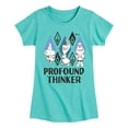 thumbnail image 3 of Frozen 2 - Profound Thinker - Toddler And Youth Girls Short Sleeve Graphic T-Shirt, 3 of 5