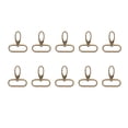 thumbnail image 1 of 10PCS Porte-Clés Crochet 360 ° Rotation de Fabrication Fine Crochet Rotatif Pince Porte-Clés ClipBronze, 1 of 14