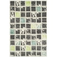 thumbnail image 2 of SAFAVIEH Bella Kalina Abstract Wool Area Rug, Grey/Ivory, 4' x 6', 2 of 7