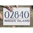 thumbnail image 3 of Newport, Rhode Island, 02840 Zip Code (Blue) (19x27 inches, Premium 500 Piece Jigsaw Puzzle for Adults and Family, Made in USA), 3 of 4