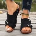 thumbnail image 4 of Willtoo Orthopedic Sandals for Women 2026 Comfortable Summer Wedges Wide Width Platform Sandal, 4 of 6