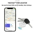 thumbnail image 1 of YOPTOP Bluetooth-compatible Smart Tag Mini GPS Tracker Locator Anti-lost iTag for Elderly Children Key Wallet Pets Finder,black, 1 of 10