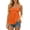Orange, variant on IWRICH Tanks Tops for Women Dressy Casual Sleeveless Tops Summer Fashion Beach Vacation Clothes Spaghetti Strap Tops White XS